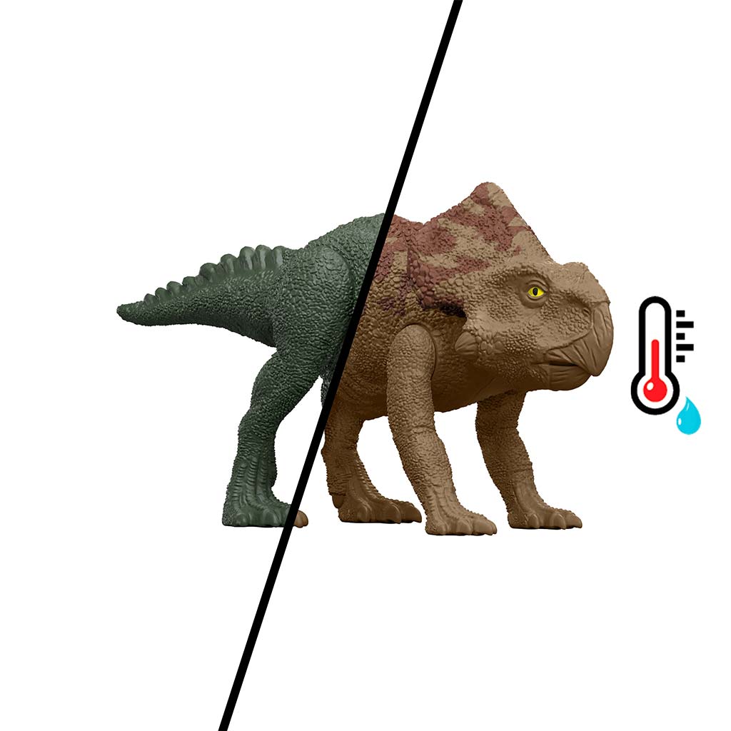 imagen de Jurassic World: Paquete de Batalla de Revelación de Dinosaurios con 2 figuras de dinosaurios - Mattel 3