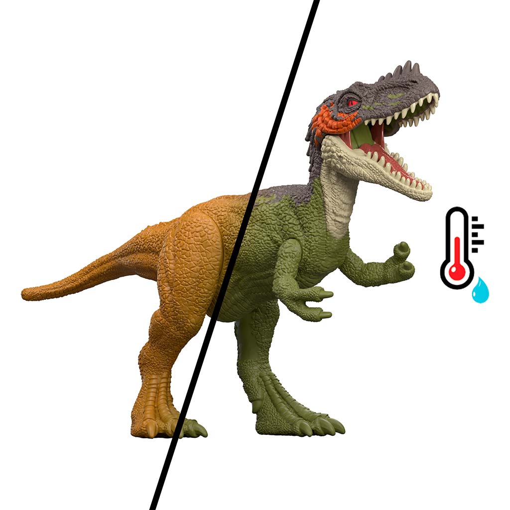 imagen de Jurassic World: Paquete de Batalla de Revelación de Dinosaurios con 2 figuras de dinosaurios - Mattel 4