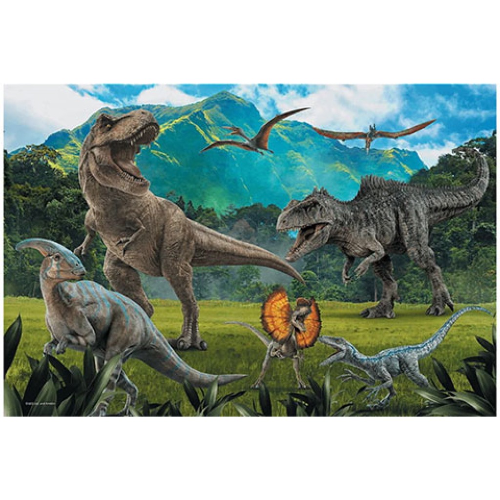 imagen de Jurassic World: Puzzle de 100 piezas de dinosaurios de Jurassic Park - Trefl 2