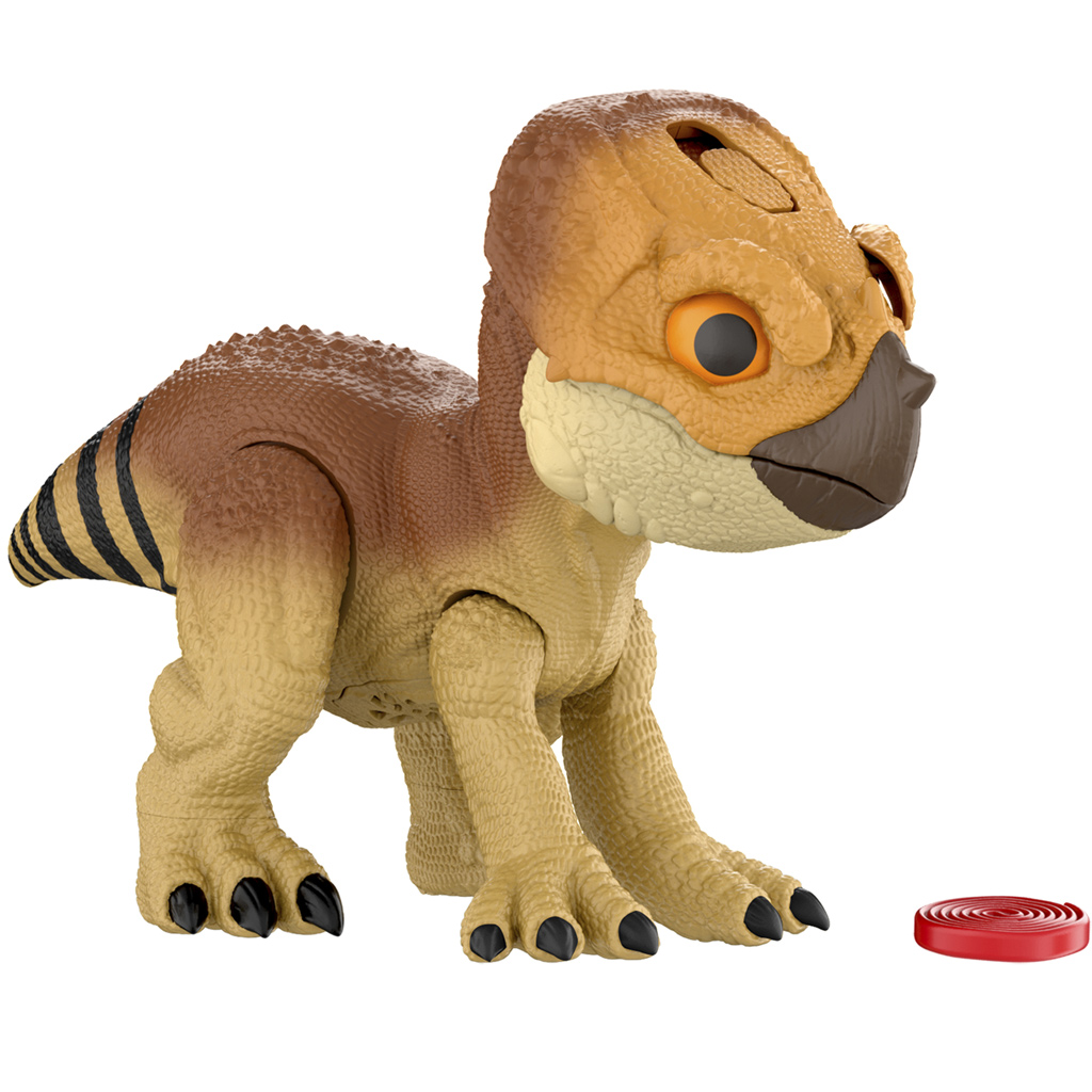 imagen de Jurassic World: Renacimiento - Figura de dinosaurio interactivo Aquilops Dolores - Mattel 2