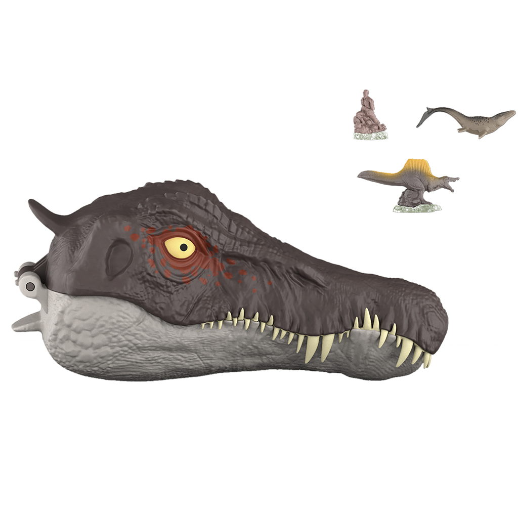 imagen de Jurassic World: Renacimiento Micro Adventures Spinosaurus mini set de juego - Mattel 2
