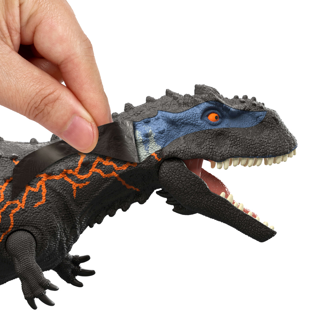 imagen de Jurassic World Reveal: Majungasaurus gigante dino - Mattel 3