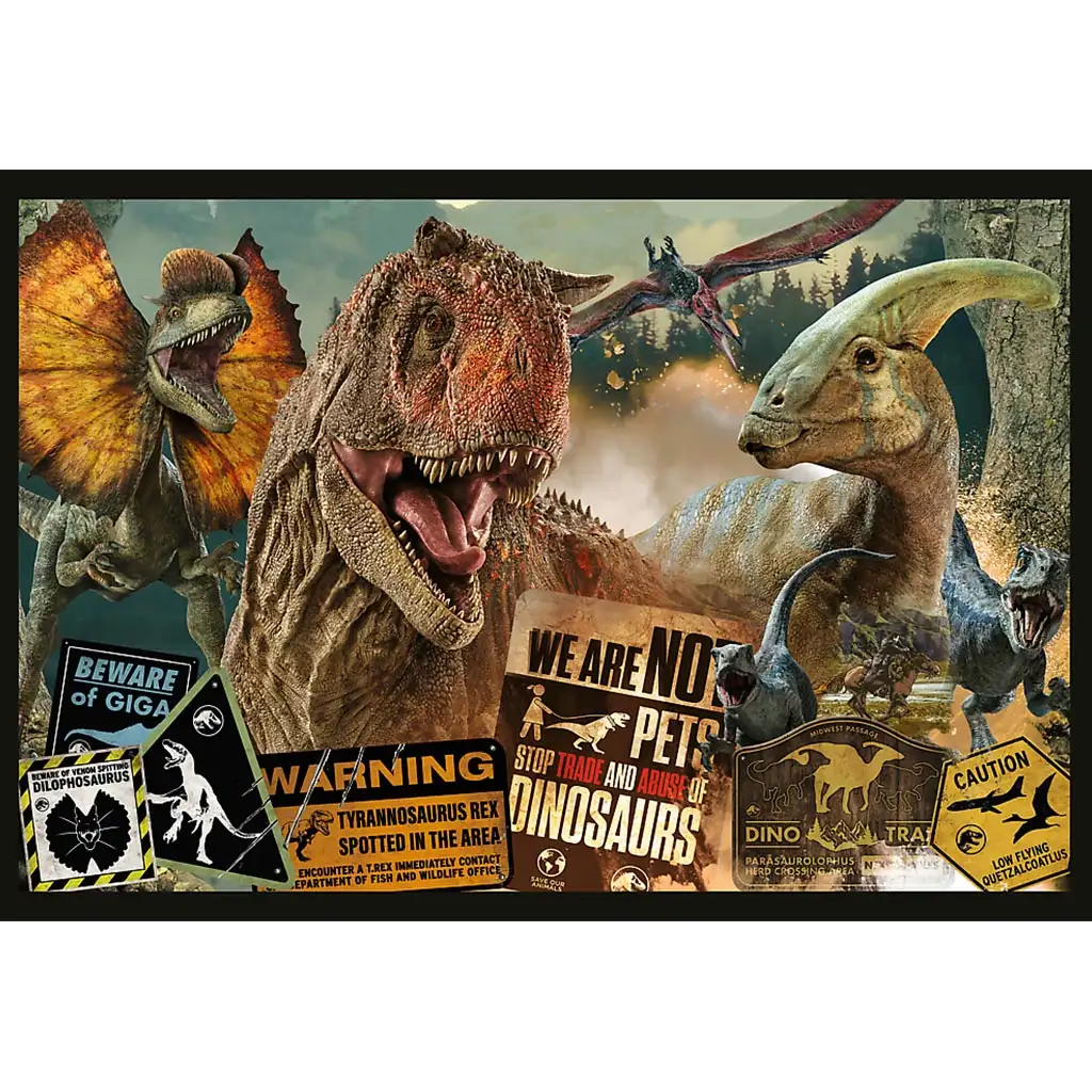 imagen de Jurassic World rompecabezas de 2x200 piezas - Trefl 2