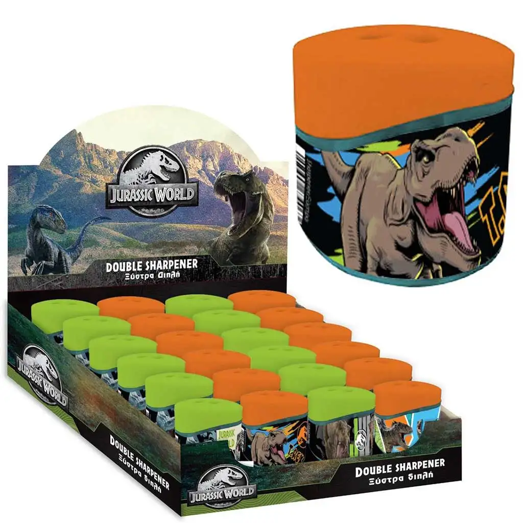 imagen de Jurassic World: Sacapuntas de dos agujeros T-Rex 1ud 1
