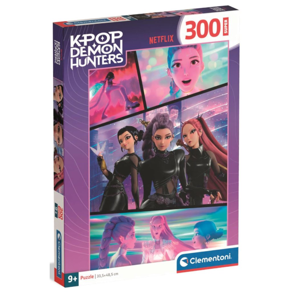 imagen de K-pop cazadores de demonios Super puzzle de 300 piezas - Clementoni 1
