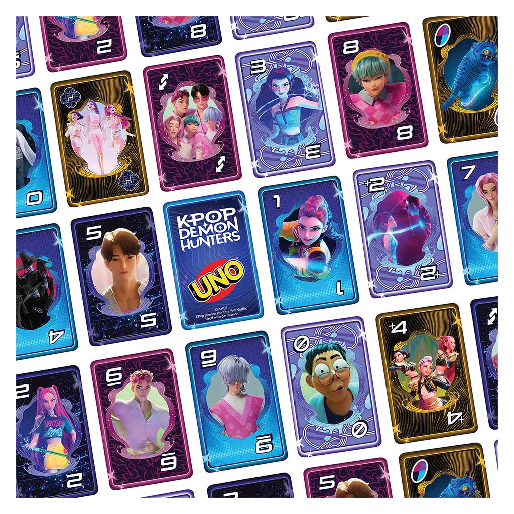 imagen de K-POP Cazadores de Demonios UNO juego de cartas - Mattel 5