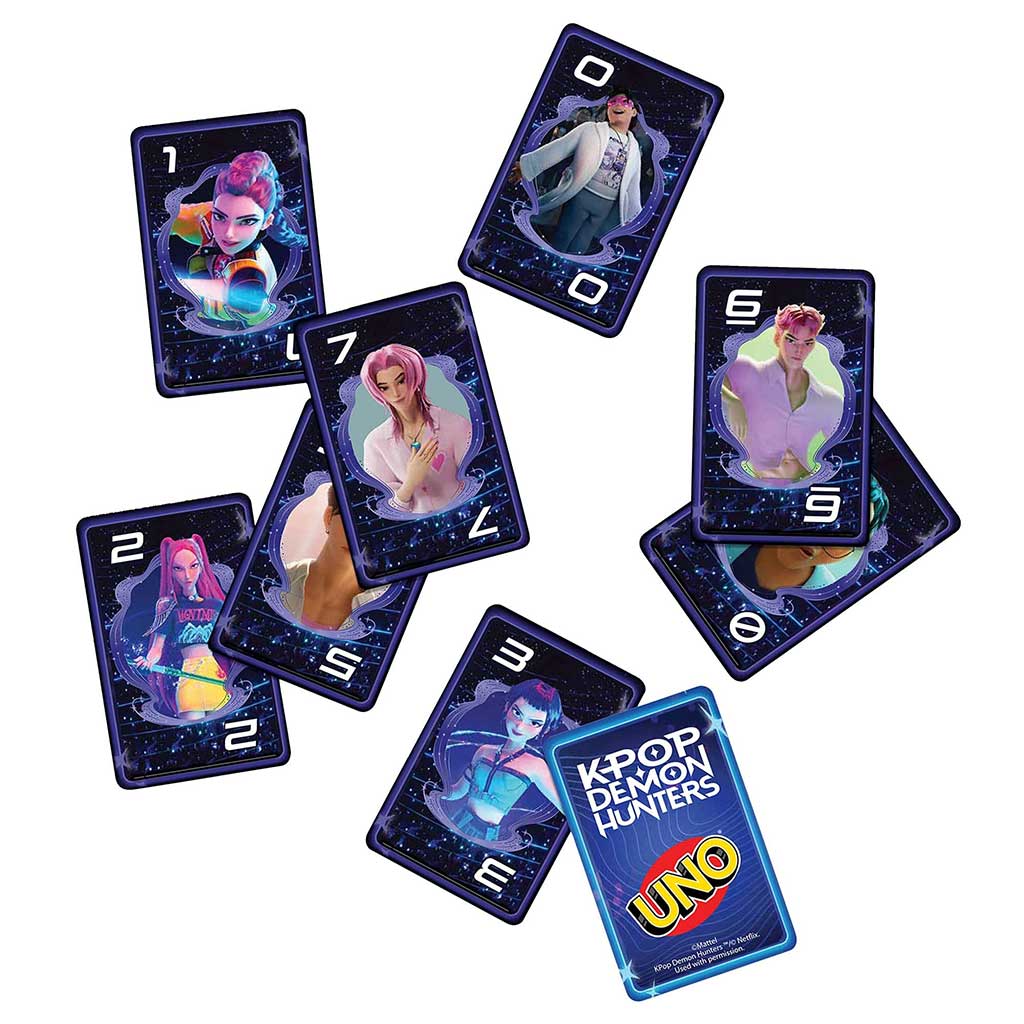 imagen de K-POP Cazadores de Demonios UNO juego de cartas - Mattel 6