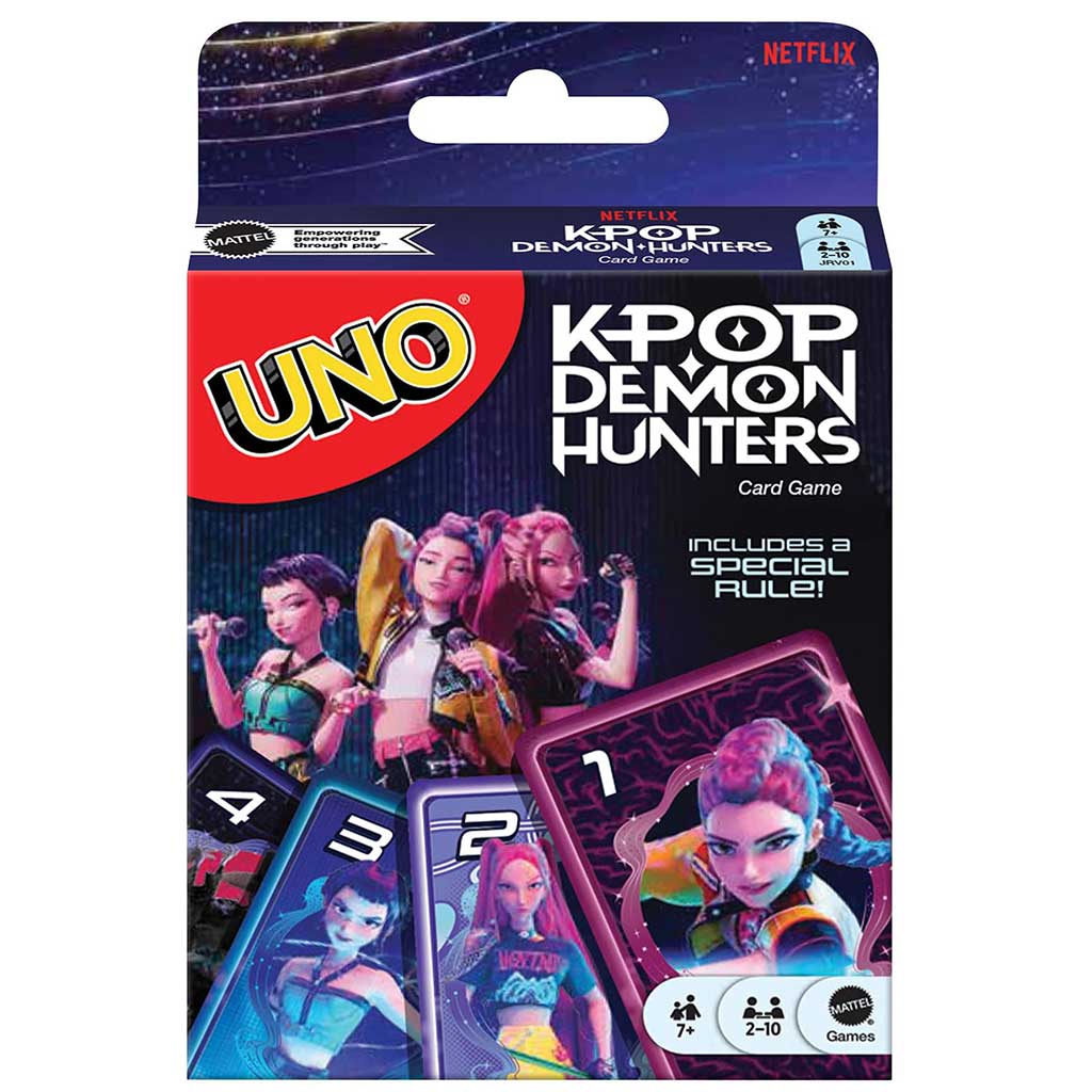 imagen de K-POP Cazadores de Demonios UNO juego de cartas - Mattel 1