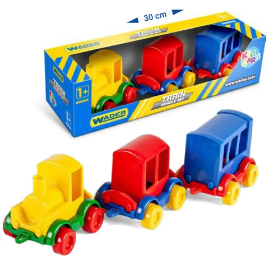 imagen de Kid Cars Trenes set de 3 piezas - Wader 1