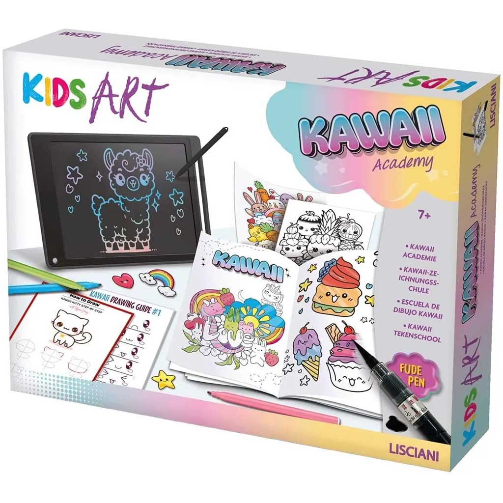 imagen de Kids Art: Kawaii Academy libro de colorear creativo - Lisciani 1
