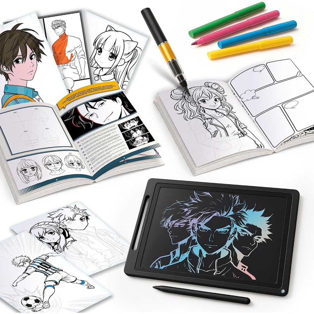 imagen de Kids Art: Manga Academy cuaderno de colorear creativo - Lisciani 2