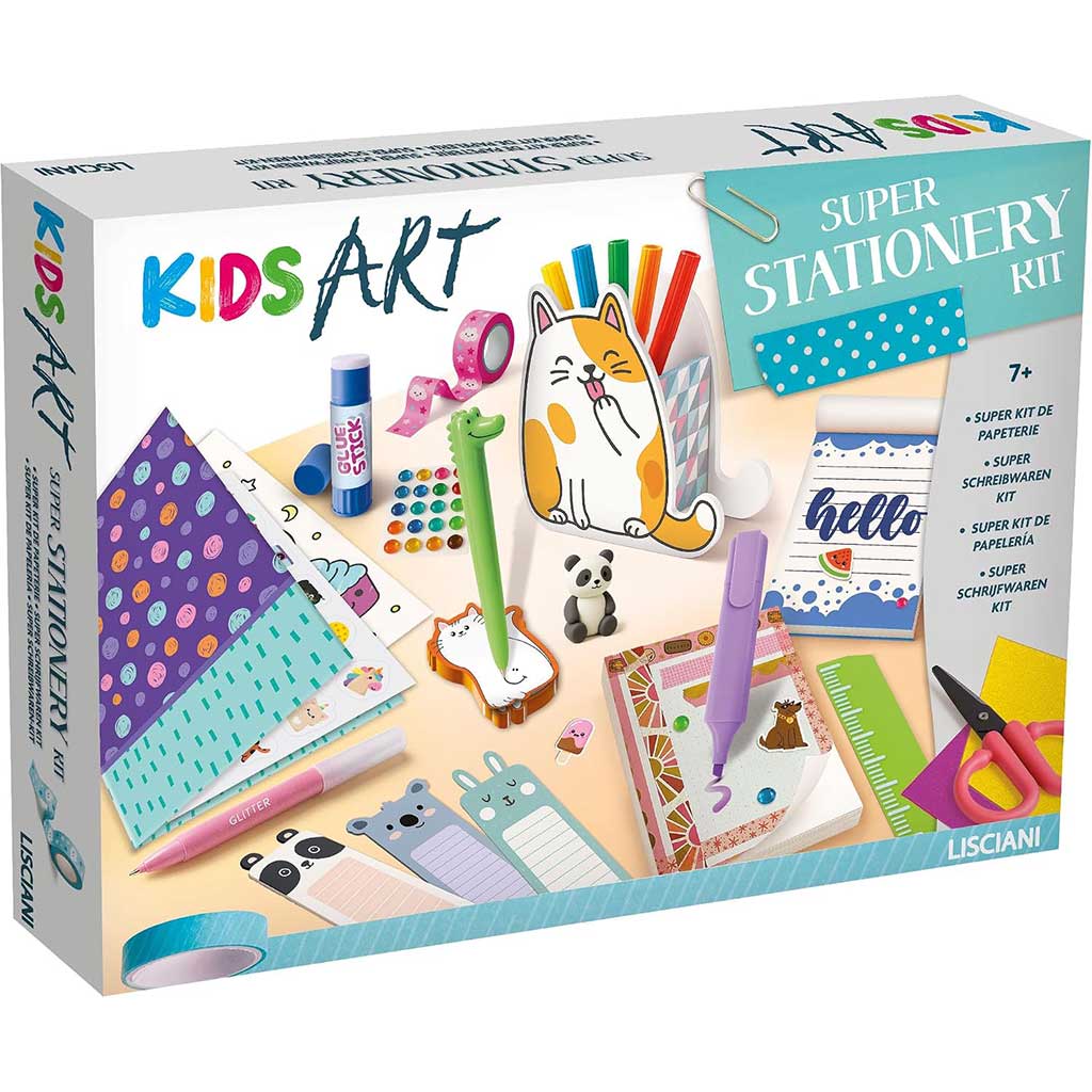 imagen de Kids Art: Super Stationery Kit juego creativo - Lisciani 1