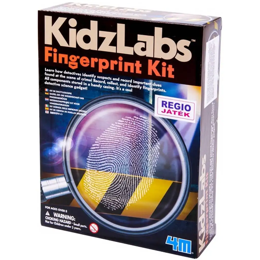 imagen de KidzLabs Kit de Recolección de Huellas Dactilares – ¡Conviértete en un detective! 1