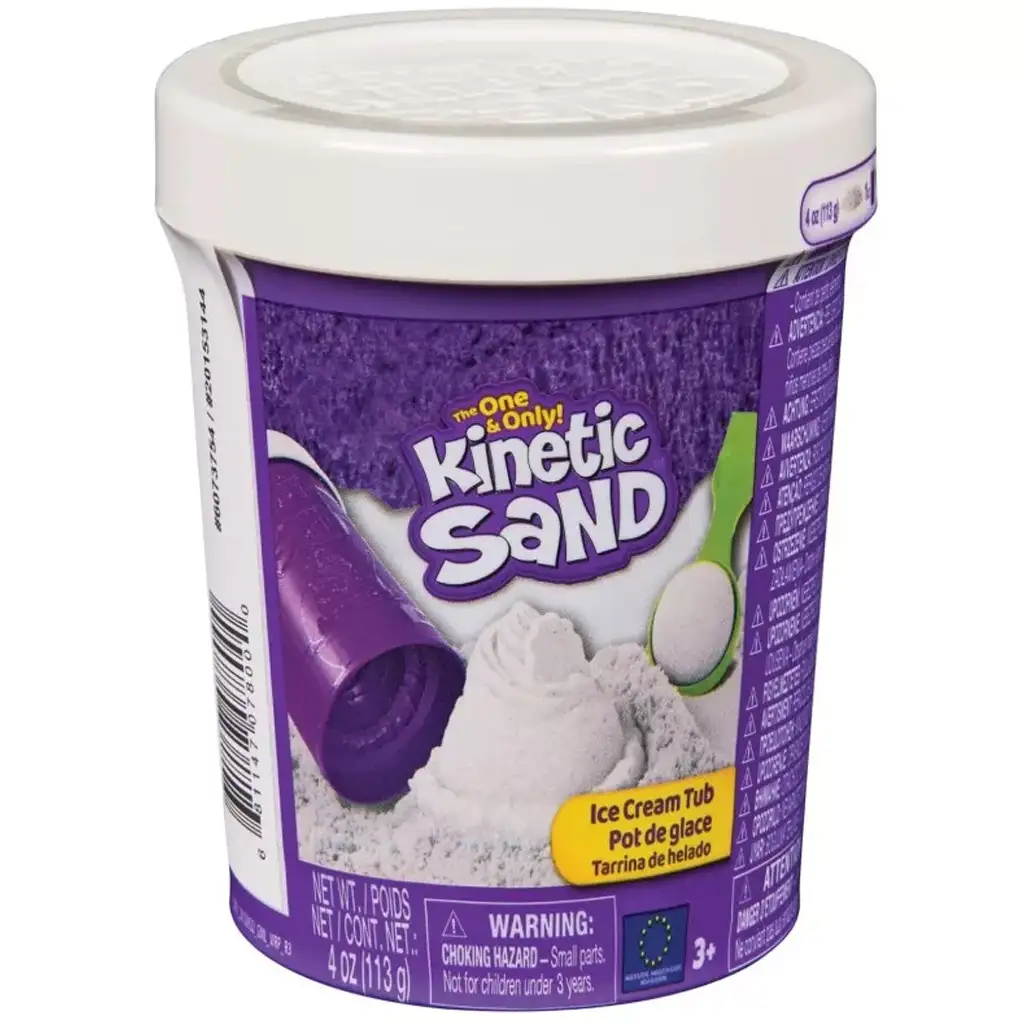 imagen de Kinetic Sand: Caja de helados con arena blanca 1