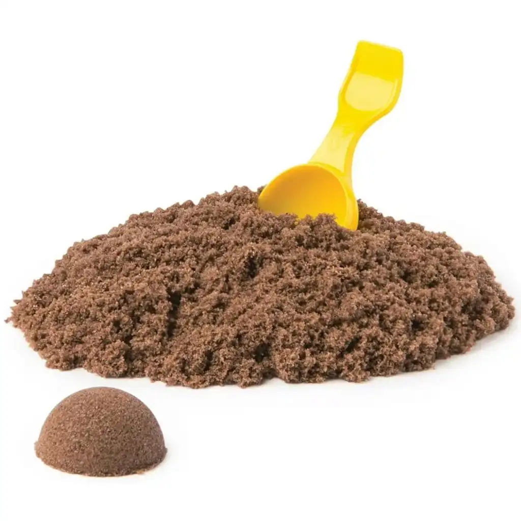 imagen de Kinetic Sand: Caja de helados con arena cinética marrón - Spin Master 2