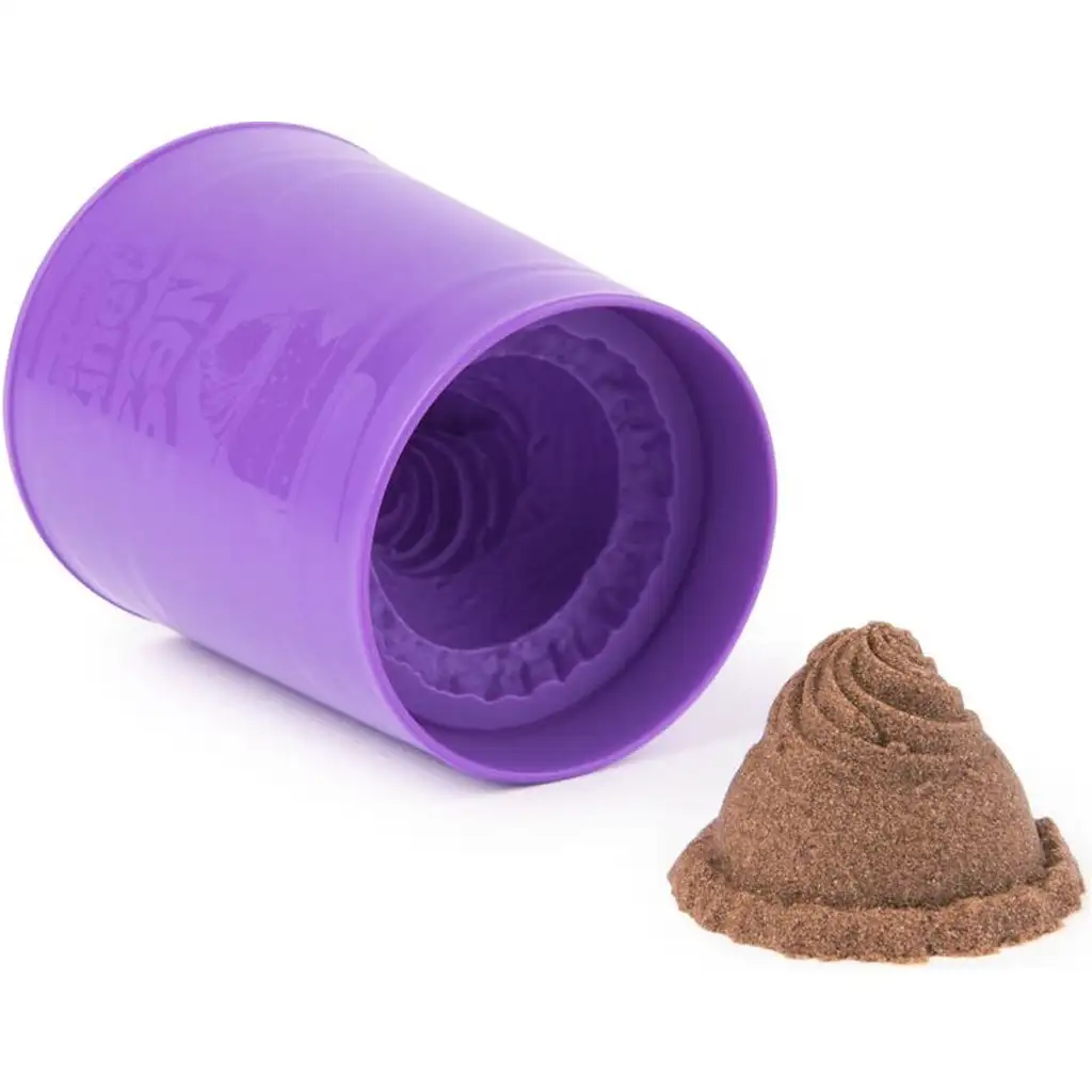 imagen de Kinetic Sand: Caja de helados con arena cinética marrón - Spin Master 3