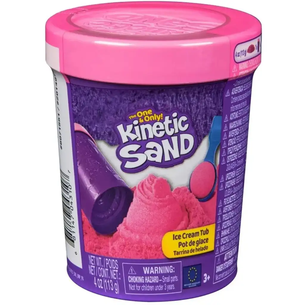 imagen de Kinetic Sand: Caja de helados con arena rosa 1