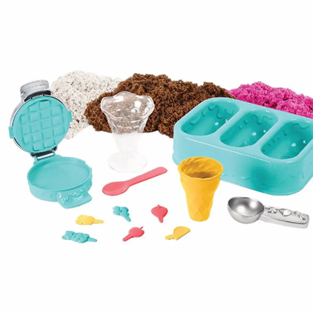 imagen de Kinetic Sand: Scents set de plastilina para hacer helados 454g - Spin Master 2