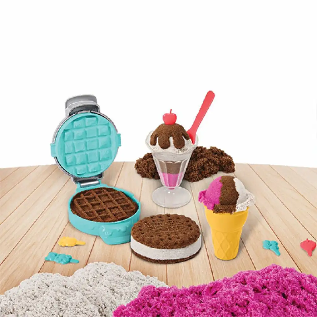 imagen de Kinetic Sand: Scents set de plastilina para hacer helados 454g - Spin Master 3