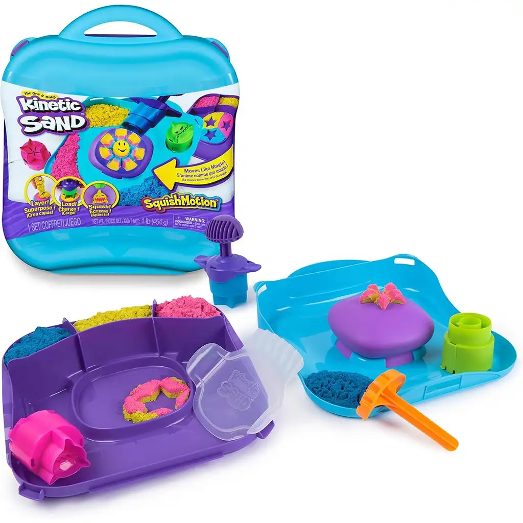 imagen de Kinetic Sand: SquishMotion arena de arena 454g - Spin Master 2