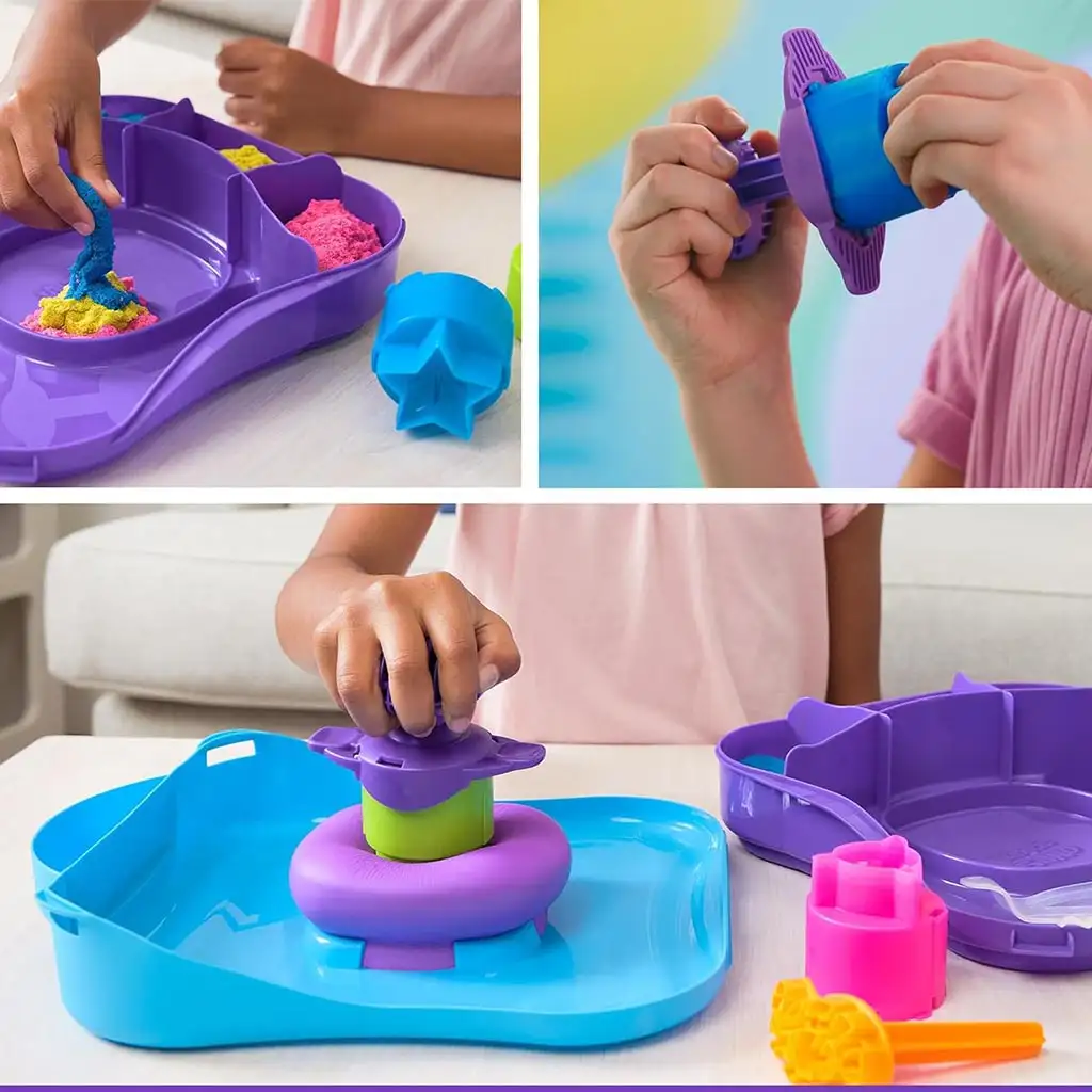 imagen de Kinetic Sand: SquishMotion arena de arena 454g - Spin Master 3