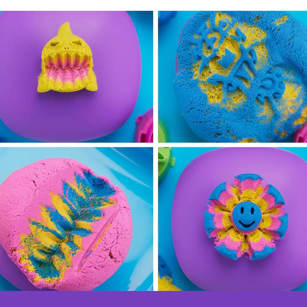 imagen de Kinetic Sand: SquishMotion arena de arena 454g - Spin Master 4