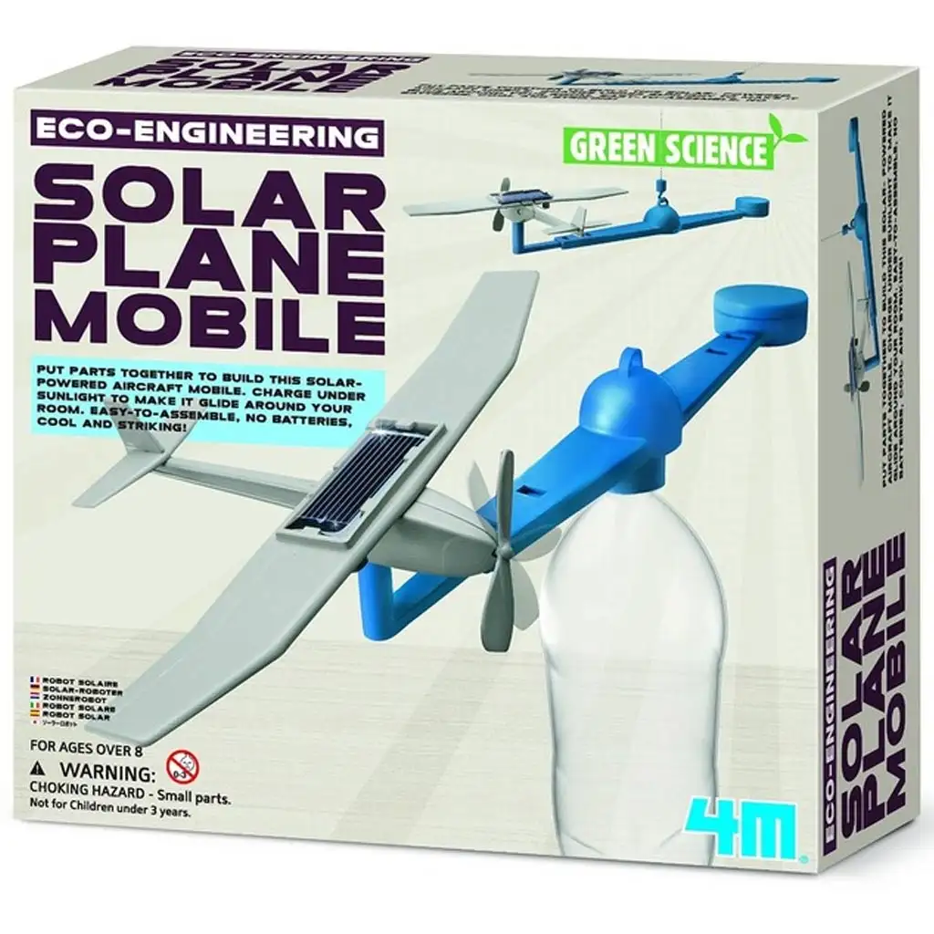 imagen de Kit de avión solar – Ciencia divertida con energía solar 1