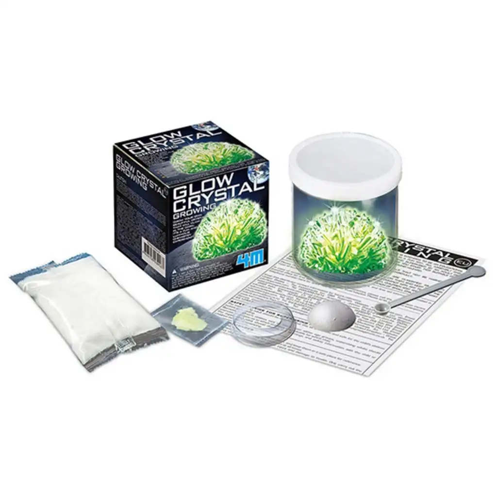 imagen de Kit de cultivo de cristales luminosos 4M 2