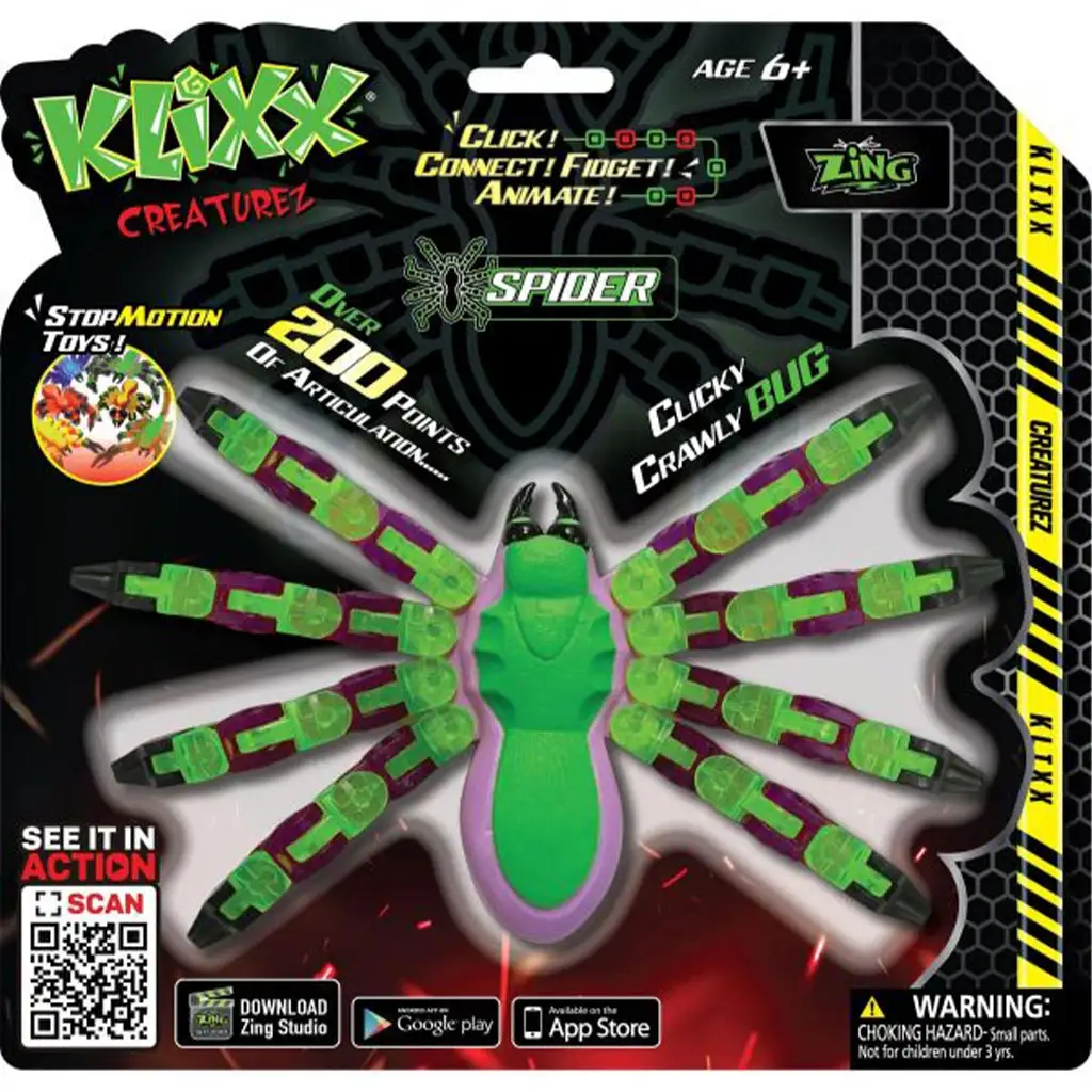 imagen de Klixx Creaturez: Araña en varias versiones 1