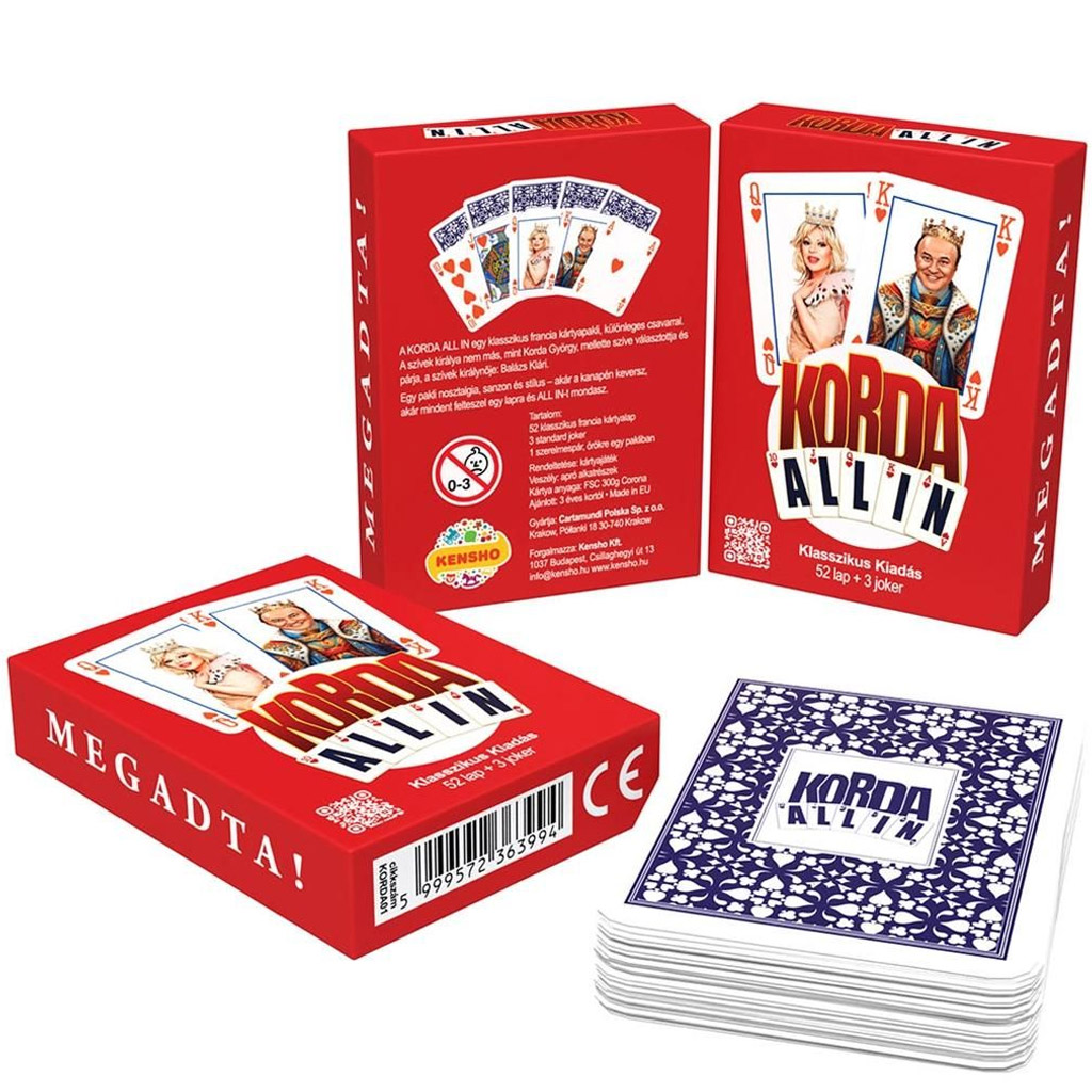 imagen de Korda All-in Clásico baraja francesa (52 cartas + 3 Joker) 5