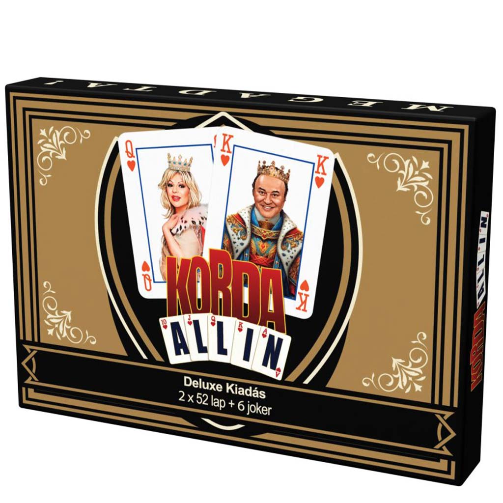 imagen de Korda All-In Deluxe baraja francesa doble (2x52 cartas + 6 Joker) 1