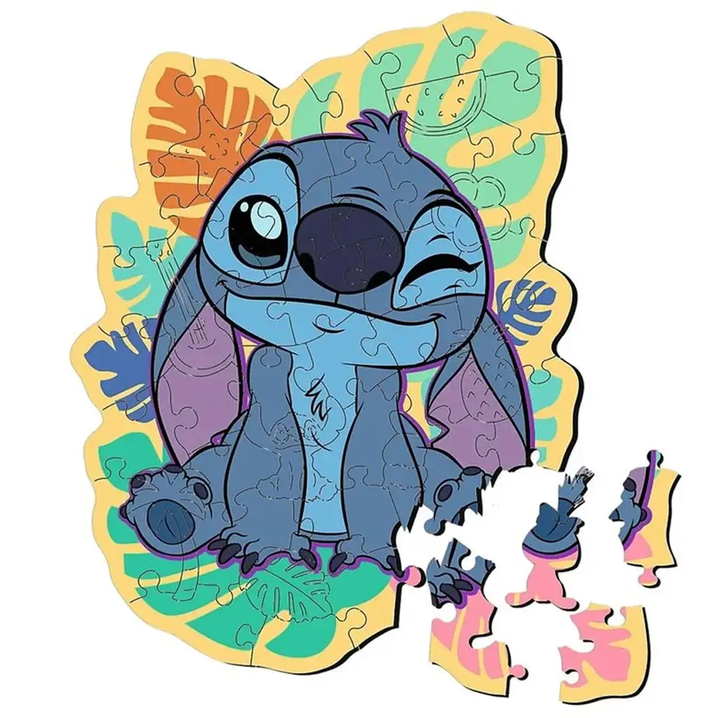 imagen de La aventura tropical de Stitch rompecabezas de 50 piezas - Trefl 2