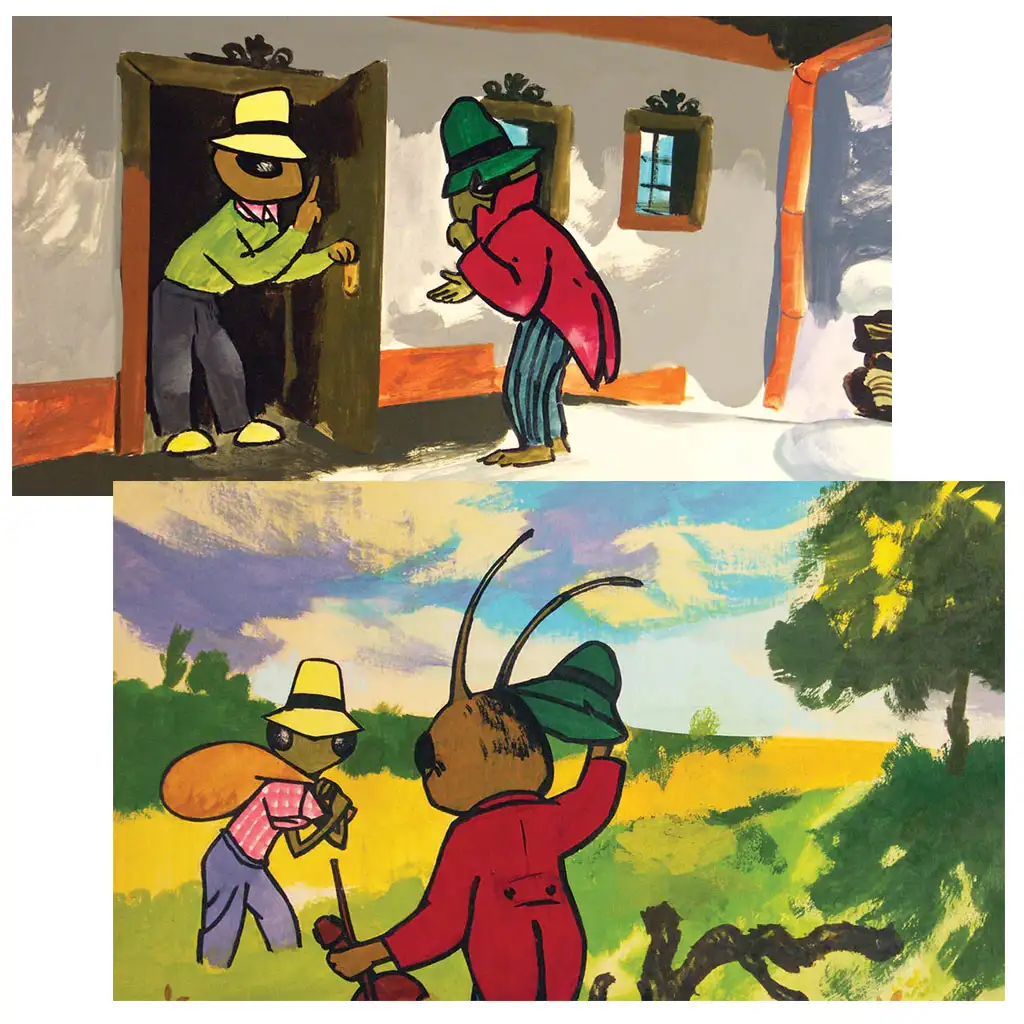 imagen de La cigarra y la hormiga diaporama 2