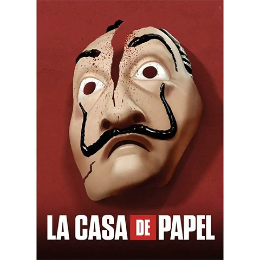 imagen de La gran estafa del dinero: Puzzle de 500 piezas de la máscara de Dali - Clementoni 2