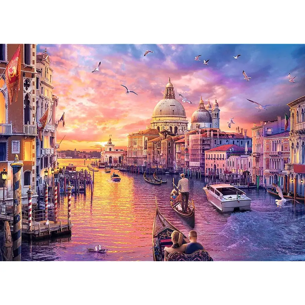 imagen de La magia de Venecia puzzle de 1000 piezas - Trefl 2