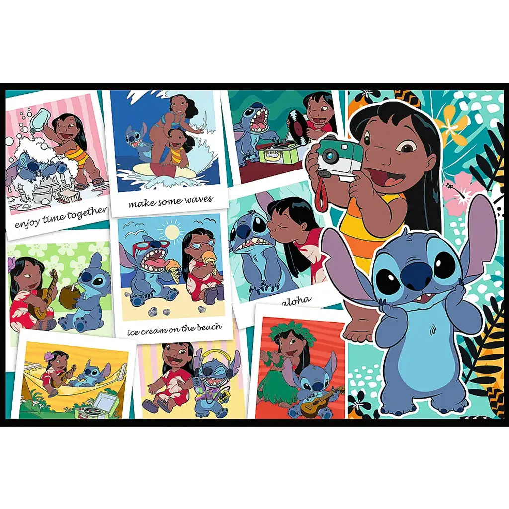 imagen de La vida feliz de Lilo y Stitch 2x200 puzzle - Trefl 2