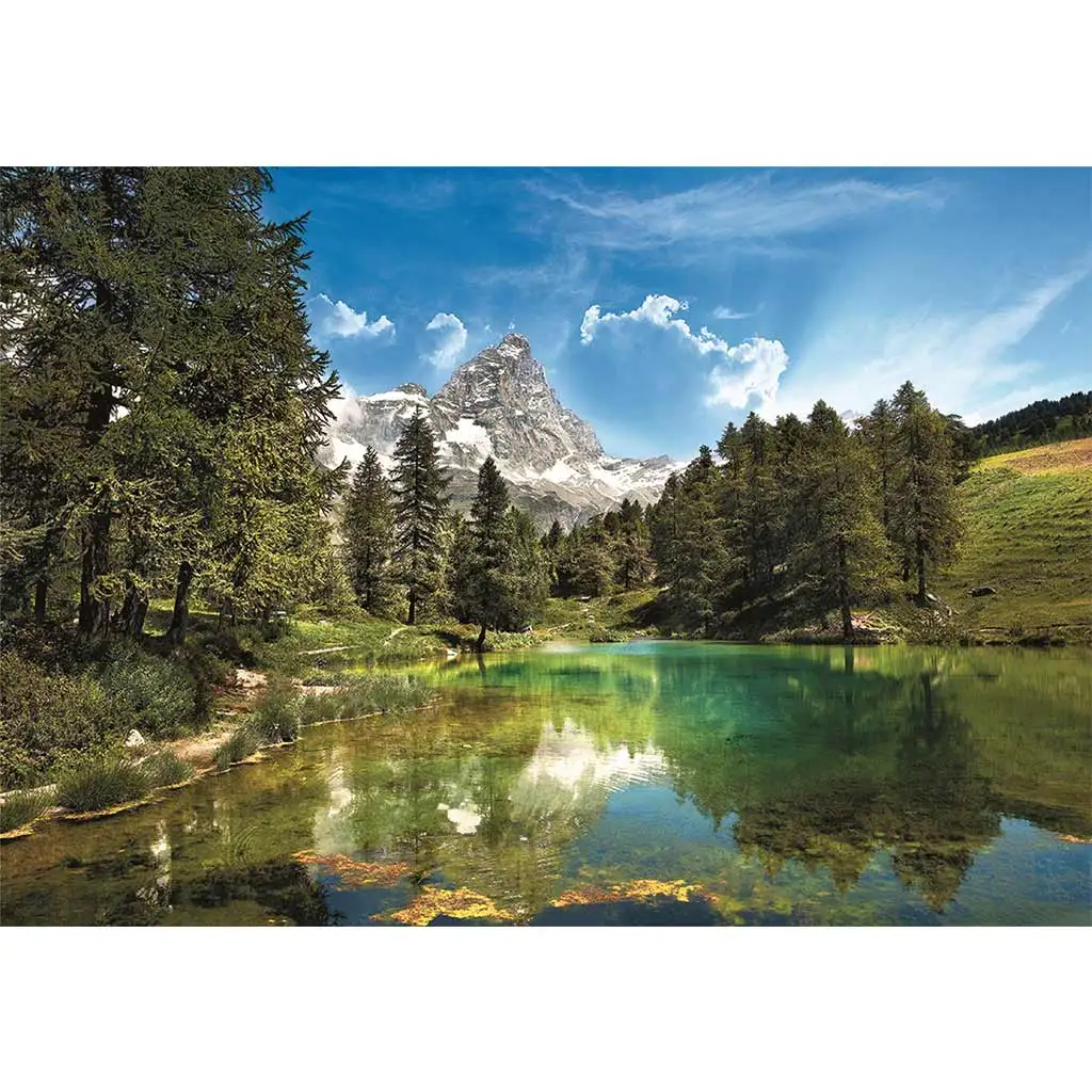 imagen de Lago azul celeste puzzle de 1500 piezas HQC 84,5x59,5cm - Clementoni 2