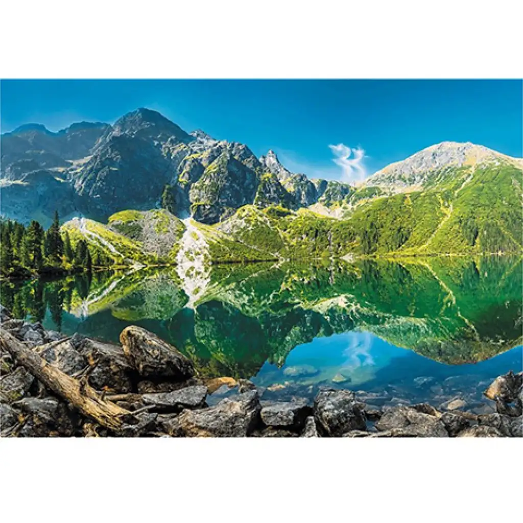 imagen de Lago Morskie Oko, Tatras, Polonia 1500 piezas puzzle - Trefl 2