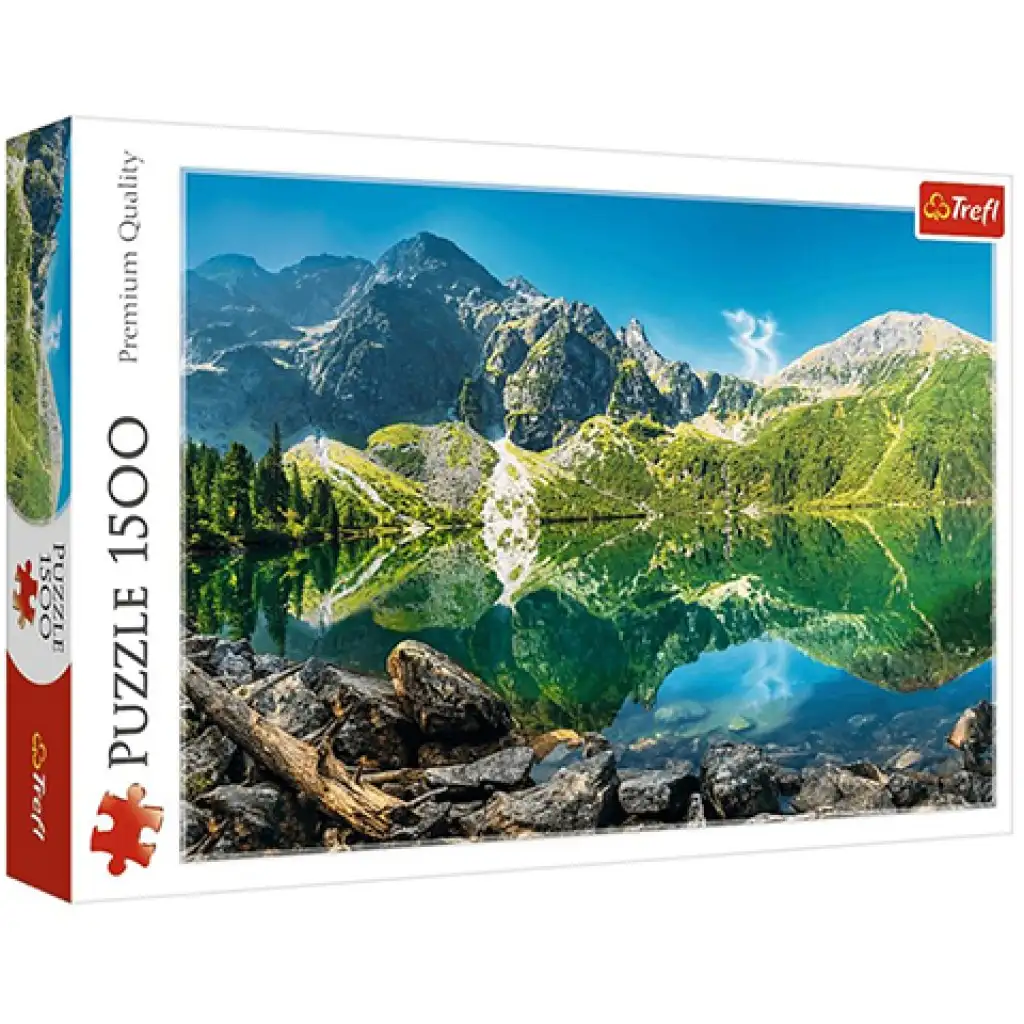 imagen de Lago Morskie Oko, Tatras, Polonia 1500 piezas puzzle - Trefl 1