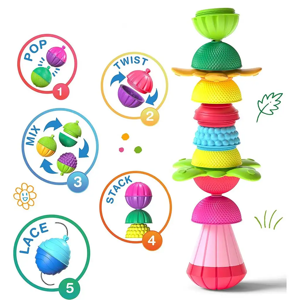 imagen de LALABOOM: Juguete de desarrollo Montessori para bebés de 30 piezas - Trefl 5