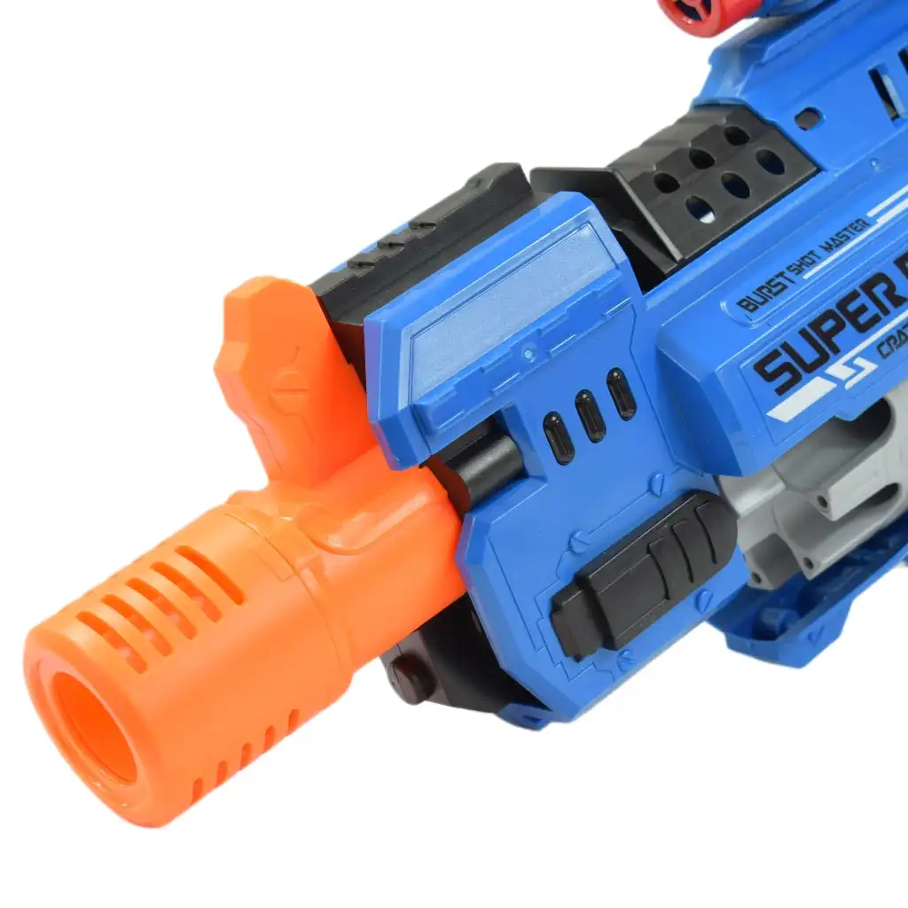 imagen de Lanzador Rápido: Arma de dardos de esponja con cargador rotativo eléctrico 20 balas de dardos 49cm 4