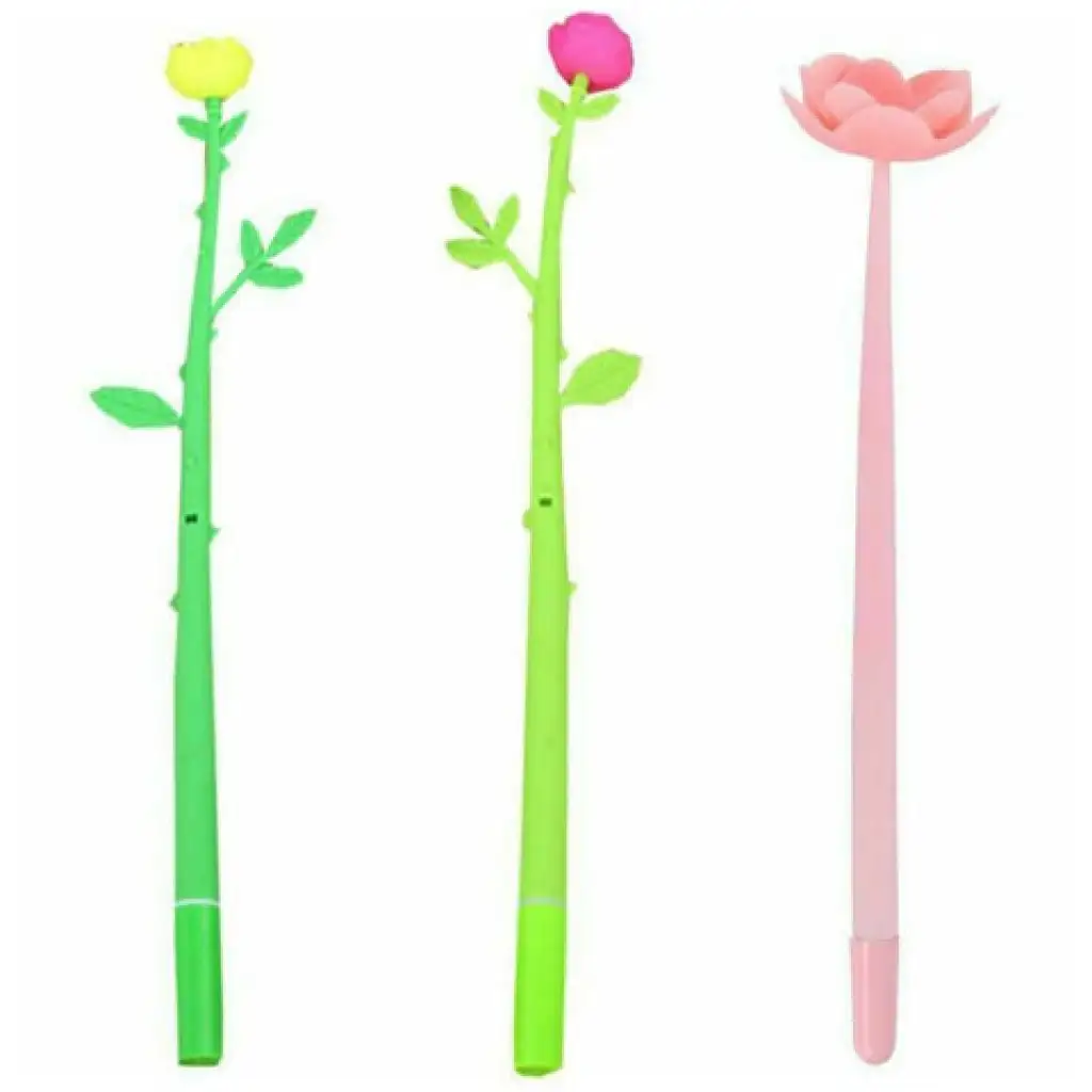 imagen de Lápices Rollerball en forma de flor en varias versiones 1