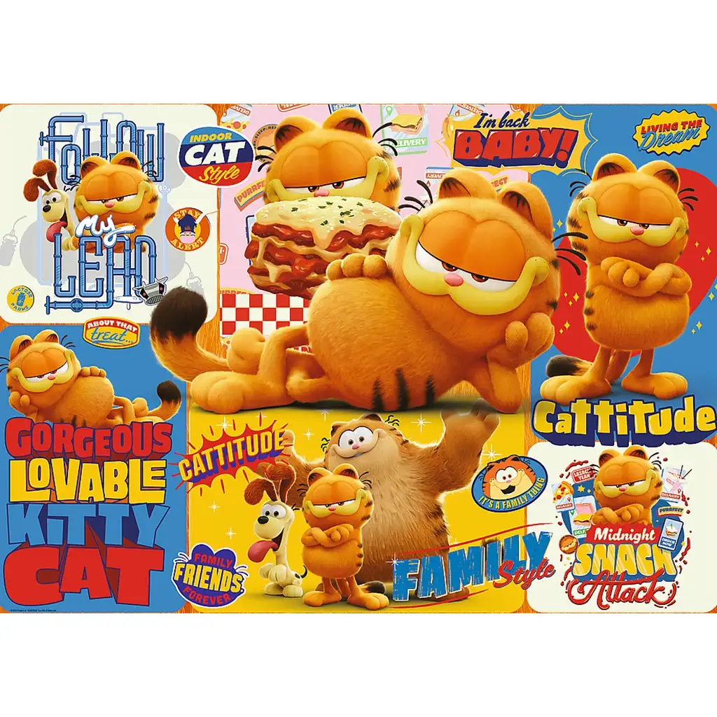 imagen de Las aventuras de Garfield puzzle de 1000 piezas - Trefl 2