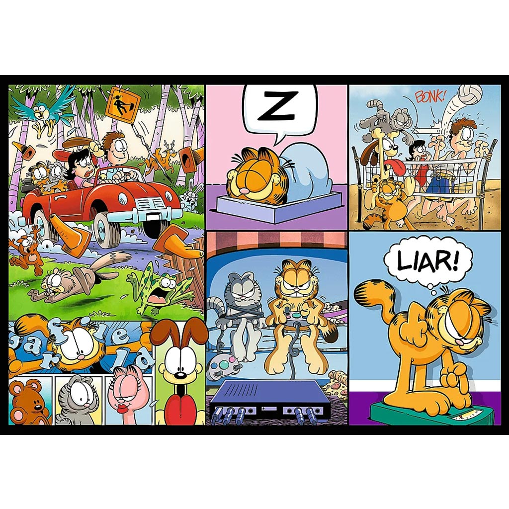 imagen de Las aventuras de Garfield puzzle de 4x250 piezas - Trefl 5