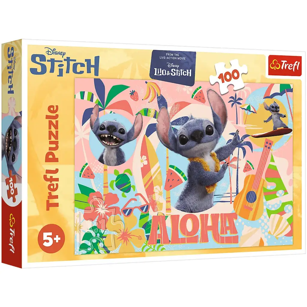imagen de Las aventuras de Stitch puzzle de 100 piezas - Trefl 1