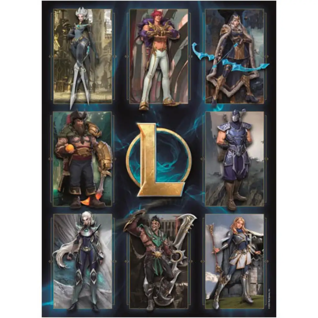 imagen de League of Legends: Puzzle de héroes HQC de 500 piezas - Clementoni 2