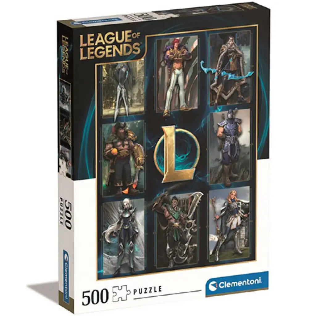 imagen de League of Legends: Puzzle de héroes HQC de 500 piezas - Clementoni 1
