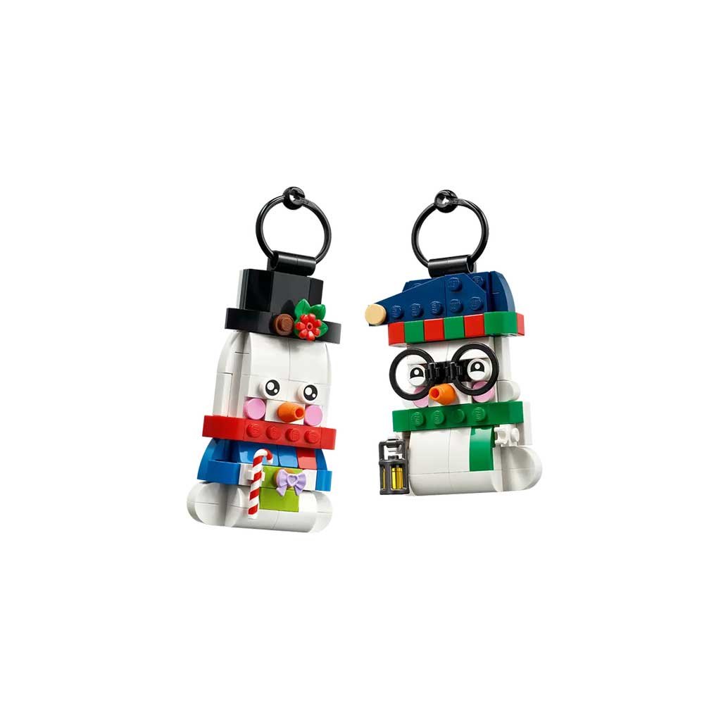 imagen de LEGO®: Adornos navideños de muñeco de nieve (40812) 2