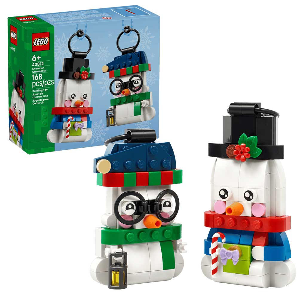 imagen de LEGO®: Adornos navideños de muñeco de nieve (40812) 1