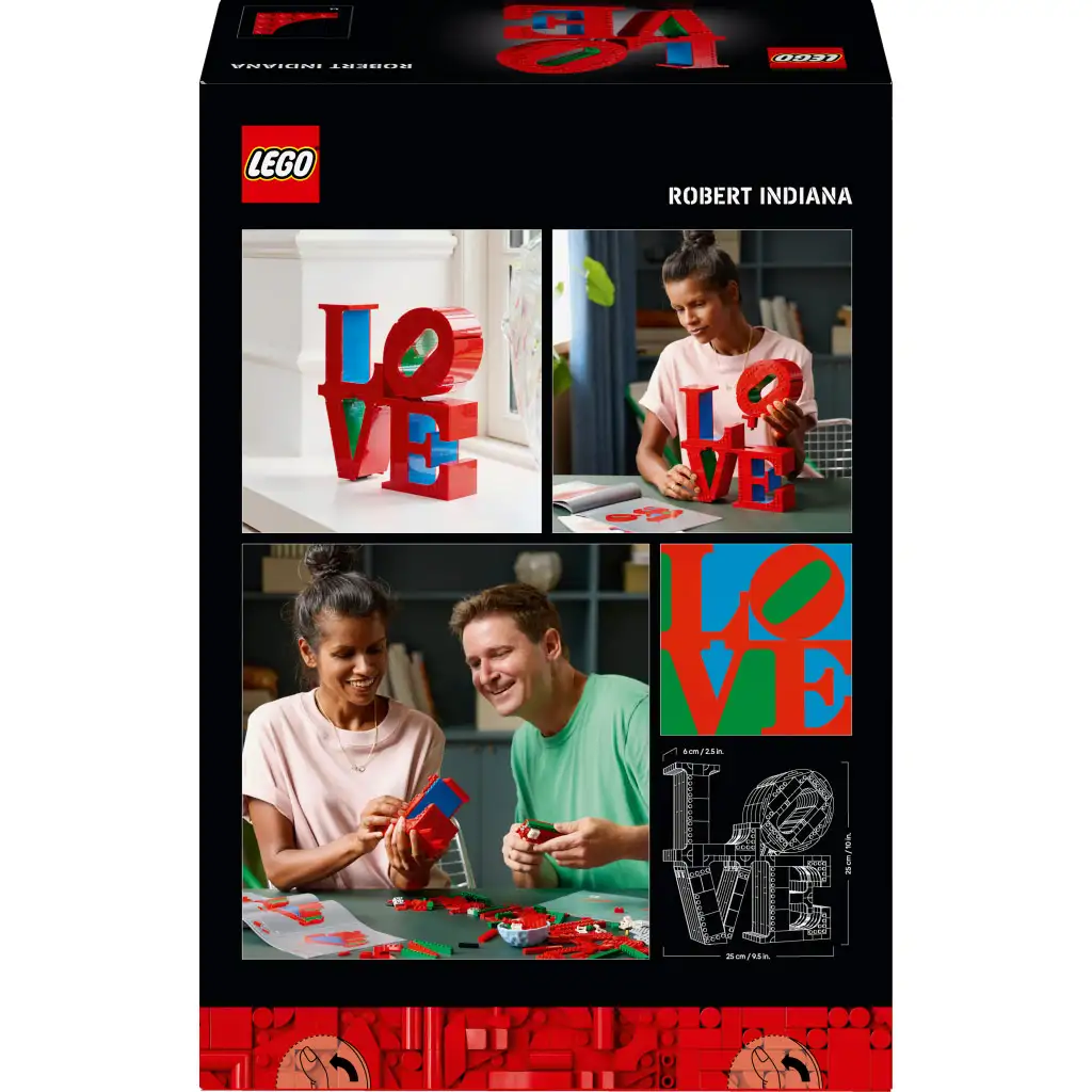 imagen de LEGO® ART: LOVE decoración de letreros (31214) 5